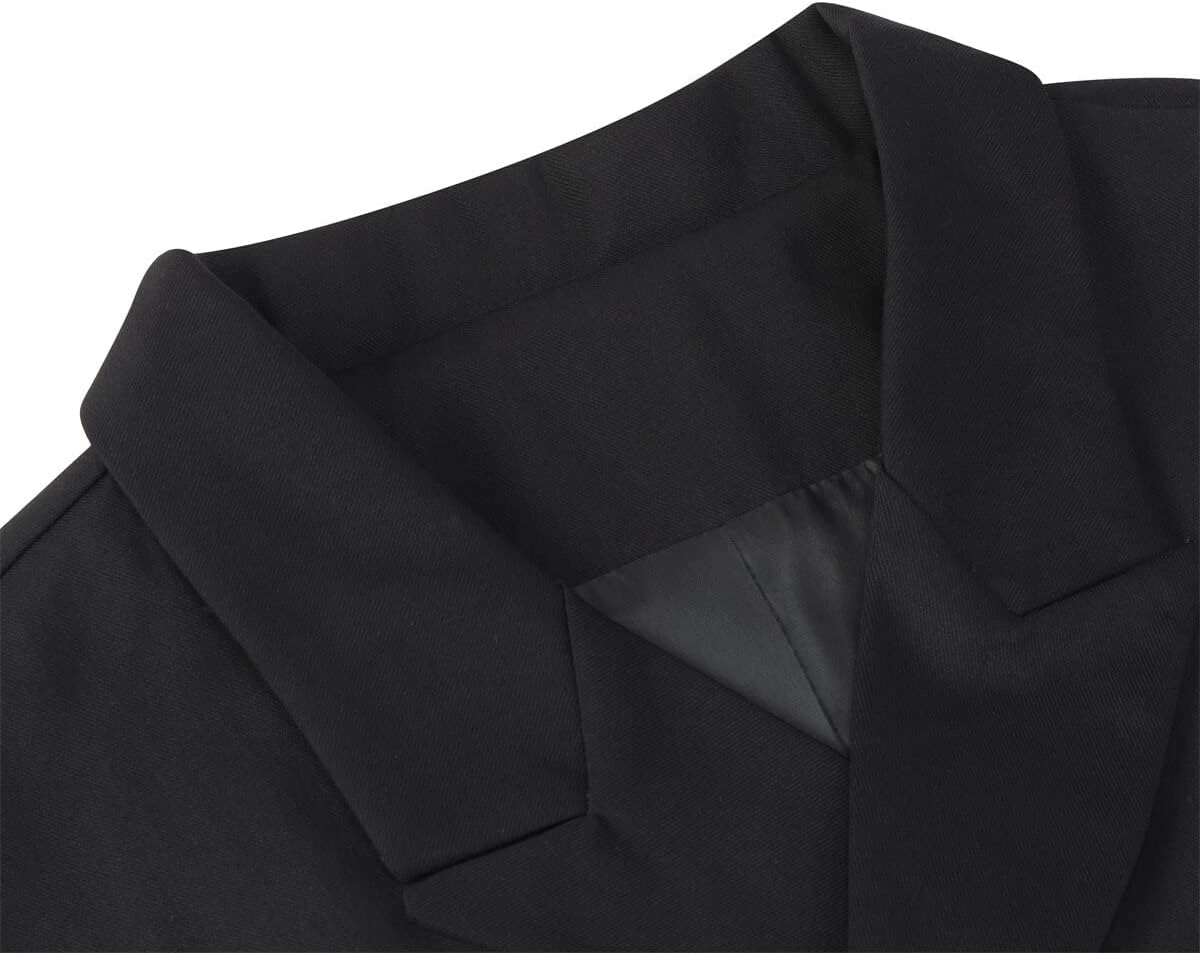 Boyland Men's Double Breasted Business Wedding Vests Dress Waistcoat 10 Buttons Closure V-Neck Suit Vest Slim Fit Plus Size - Image 4