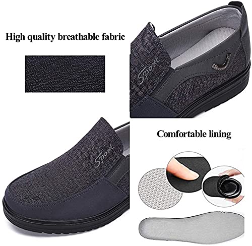 Asifn Men's Loafers Casual Slip On Dress Shoes Walking Leather Soft Boat Driving Lightweight Breathable Large Size3