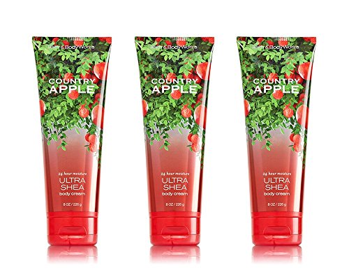 Bath & Body Works Ultra Shea Cream Country Apple (3 Pack)
