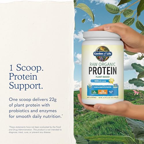 Garden of Life Raw Organic Protein Powder, Vegan, Vanilla, 20 Servings - image 7