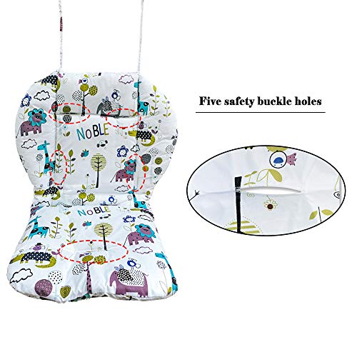 Twoworld HCC00101 High Chair Cushion, Large Thickening Baby High Chair Seat Cushion Liner Mat Pad Cover Breathable  thumb #5