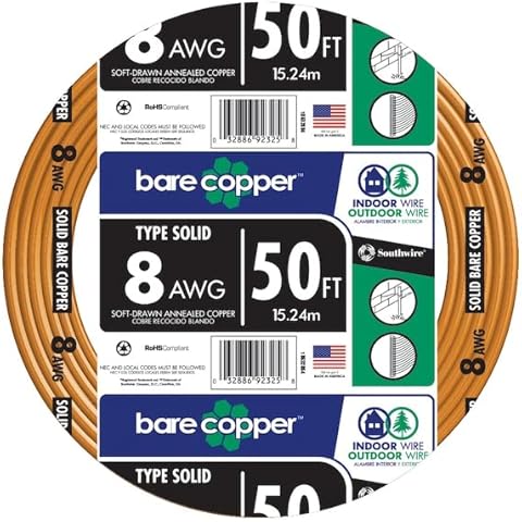 Southwire 50-ft Copper Bare Wire Cover