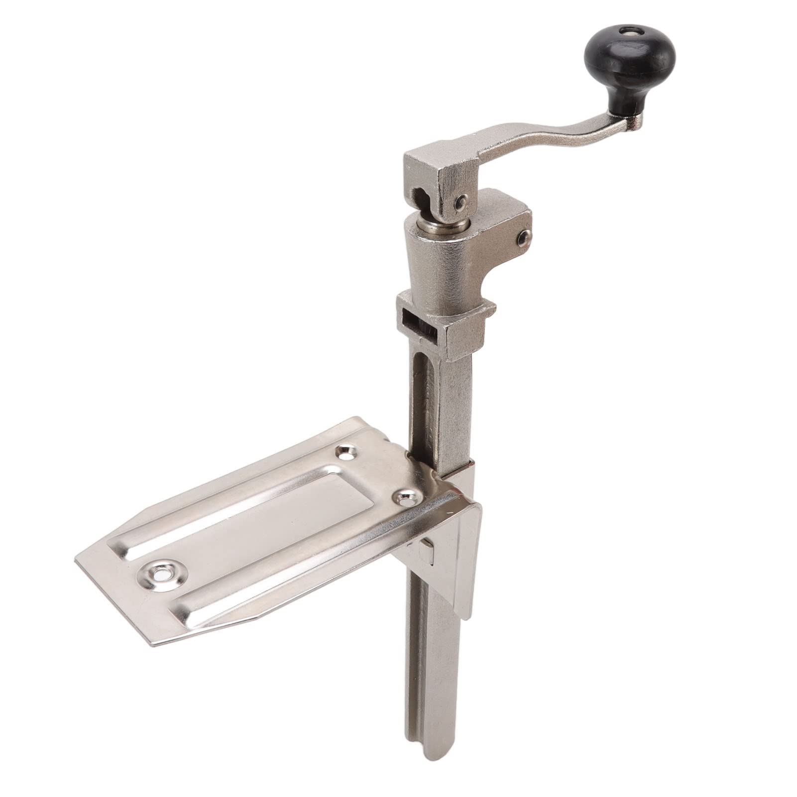 AUNMAS Abridor de Latas de Sobremesa, Abrelatas Manual Resistente con Base de Tornillo para Catering Comercial, Abridor de Latas de Manivela