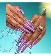 Coffin XL | Gel Nail Tips | NABulous Nails | Extra Long Soft Gel Nail Tips | Coffin Shaped | Full...