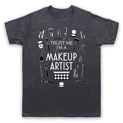 Artiste Maquillage T-Shirt Homme Croyez-Moi Je suis en coton noir col rond