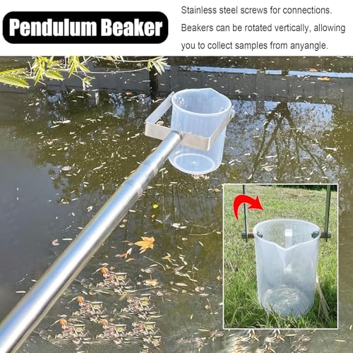 Échantillonneur d'eau rigide en acier inoxydable et gobelet de 500 ML pour analyses de précision - 5