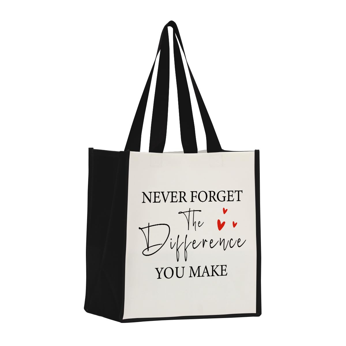 VICBOU Inspirational Gifts for Women Tote Bag Motivational Waterproof Grocery Bags Shopping Beach Bag Birthday Christmas