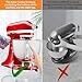 Sliding Mat for Kitchenaid Mixer, Mover Mat Pad for 5-8Qt Bowl Lift Stand Mixer, Kitchen Appliance Slider Compatible for Pro 600 Stand Mixer with Grey Kitchen Accessory, Kitchen Aid Mixer Accessories