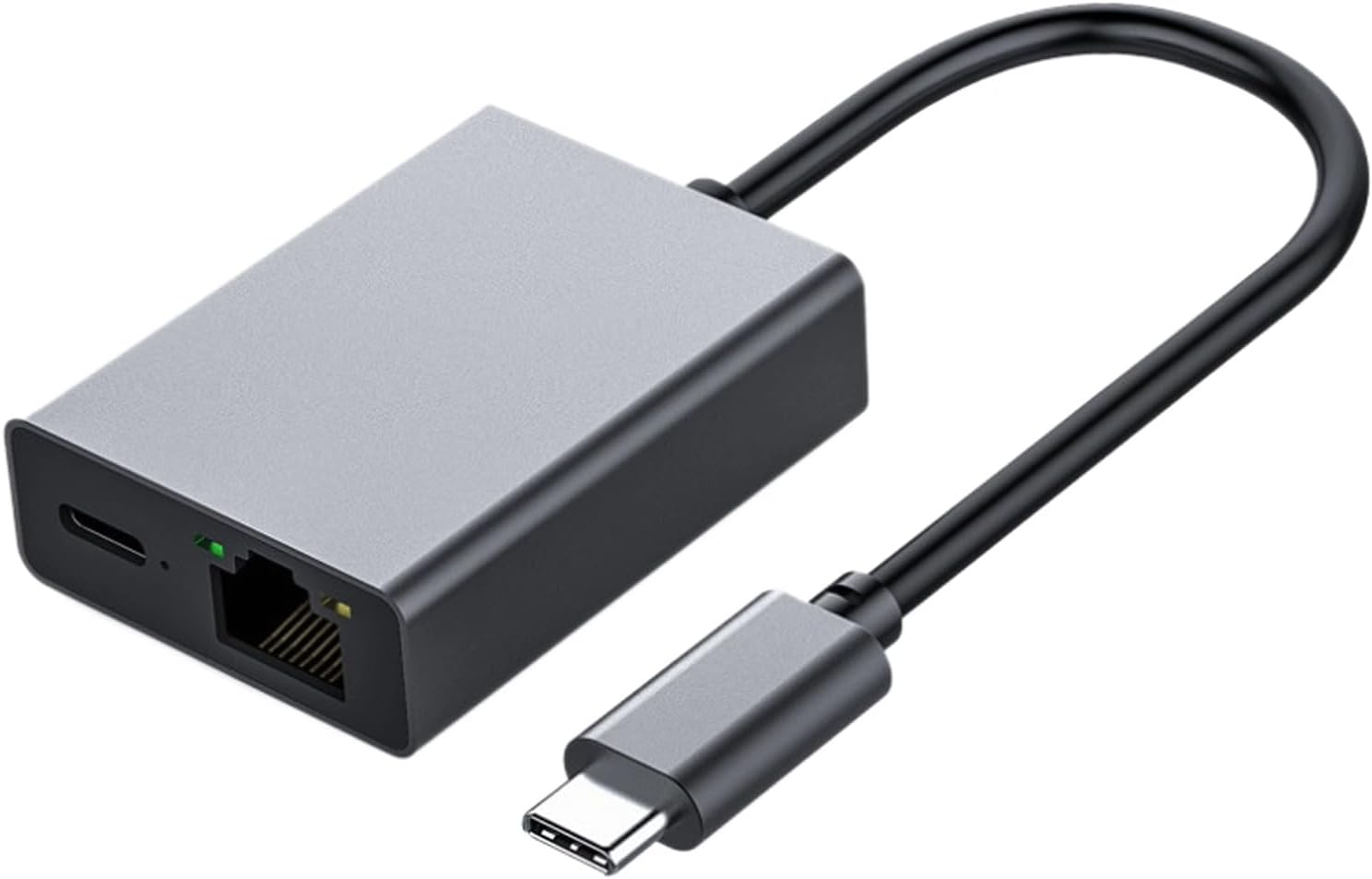 Hub USB Tipo C con Ethernet y Carga PD 100W de Aluminio