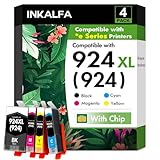 Couleur: 1 x Noir 924e 924XL, 1 x Cyan 924e 924XL, 1 x Jaune 924e 924XL, 1 x Magenta 924e 924XL