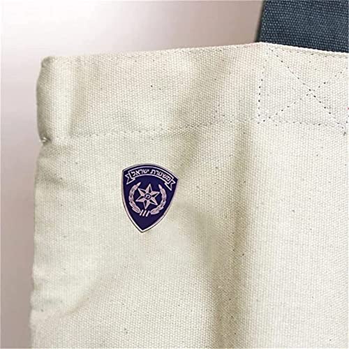 Image of Israel Police Enamel Pin Brooch Cartoon Metal Brooch Pin Badge Lapel Pins Fashion Jewellery Gifts for Clothes Bags Hat Denim Jewelry Accessories