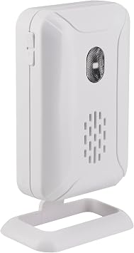 A Separate Receiver, paired with Cruxer sensors, Supports up to 5 sensors for Door Bell,Bed Alarms,Elderly Monitoring Wireless Alert Chime Only Receiver