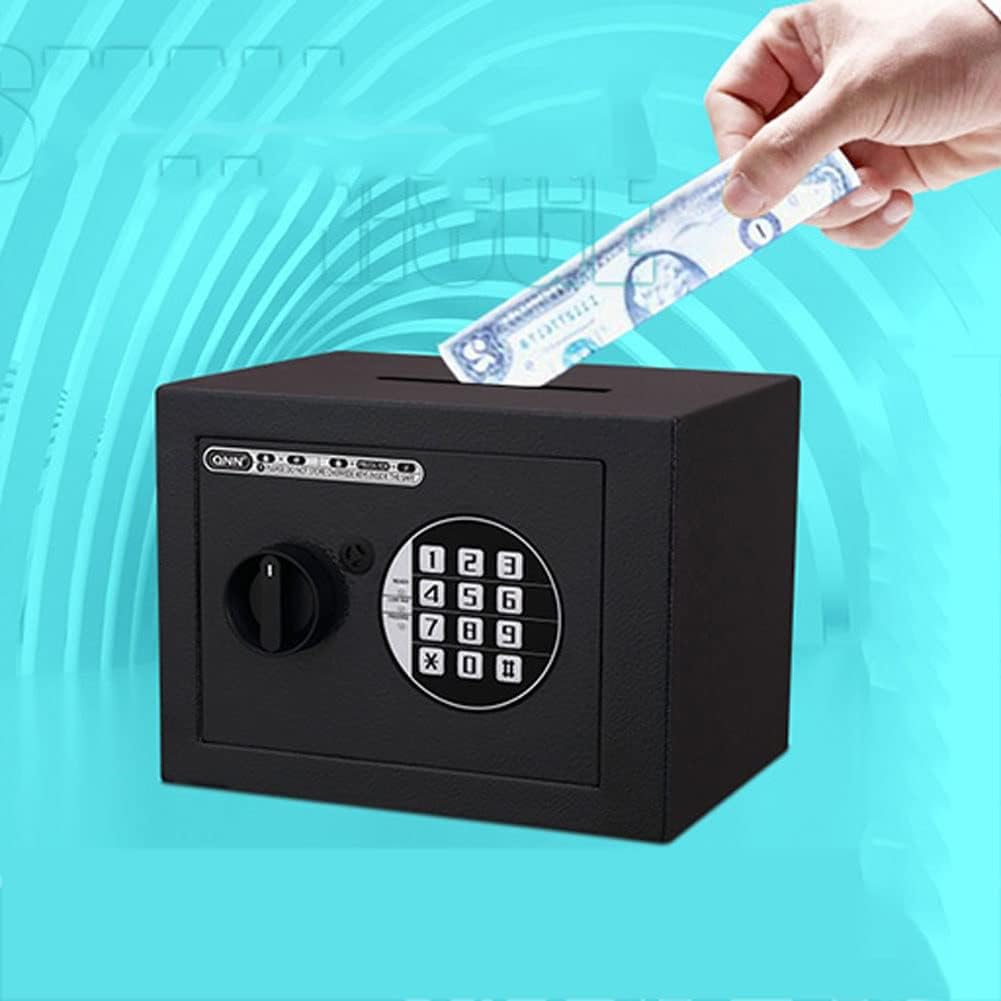 激安本物 ミニセーフボックス家庭用小さいパスワード硬貨作動コイン式セーフボックスオールスチールパスワードインウォールの見えない収納ボックス車の貸金庫 1021 Rachelbaptista Com Br