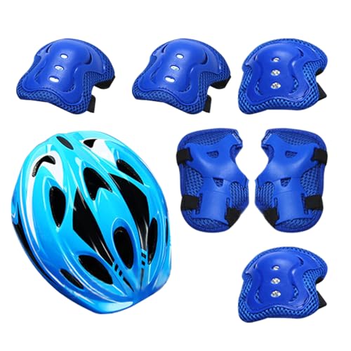 Protection anti-choc enfant : kit casque et genouillères roller et vélo