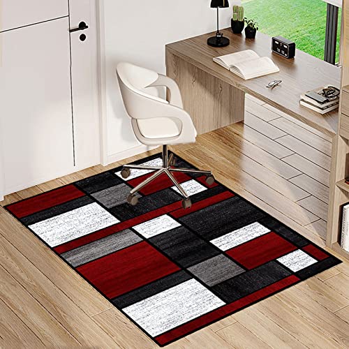 Alfombra Silla Ruedas,Protector de Piso Antideslizante Lavable Rectangular,Alfombrilla Gaming de Suelo,para Pisos de Madera y Piso de Baldosas Cover