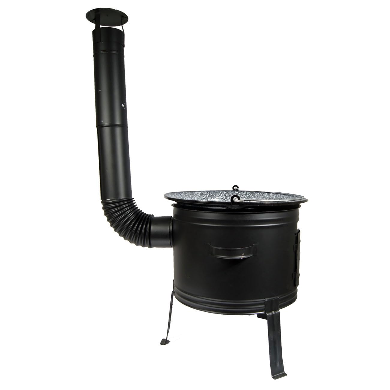 Set Ungarischer Ofen 39 + Gulaschkessel 30 Liter + Schöpflöffel Gulaschkanone Suppenkessel