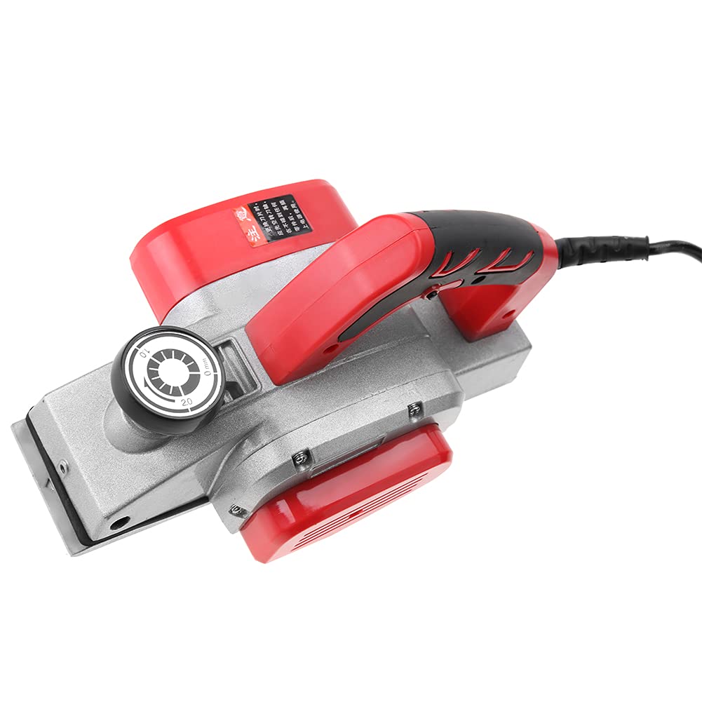 Pialla Elettrica, Pialla da 800 W 220 V/50 Hz Pialla Per Legno Pialla a Mano Pialla a Spessore Pialla da Banco Per La Lavorazione del Legno(EU Plug)
