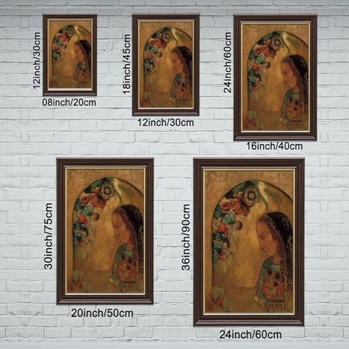Impression sur toile Odilon Redon déco salon 20x30 cm
