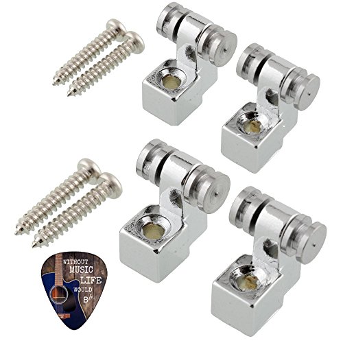 Creanoso Roller String Tree Guides Retainer (4 pcs) - for Fender Strat Stratocaster Tele Telecaster Electric Guitar