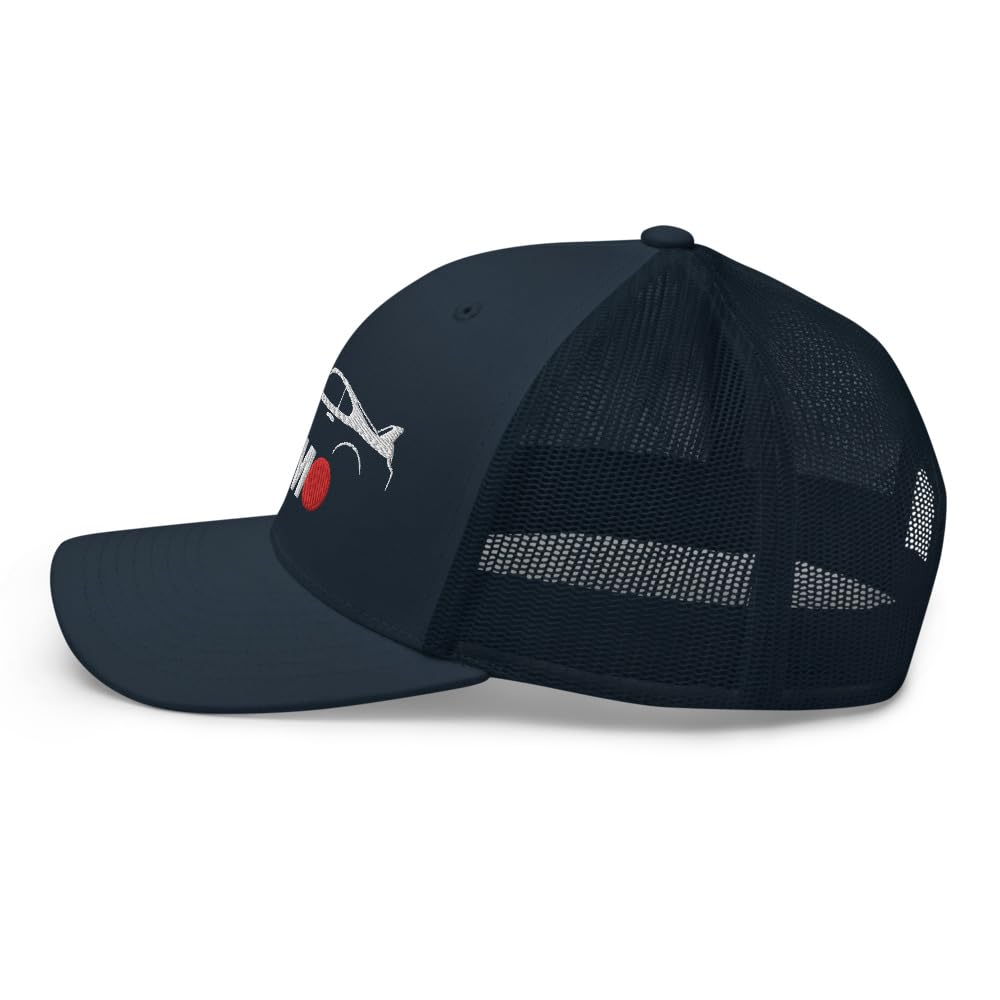 Japoński samochód kultura lat 90. JDM Supra niestandardowy haftowany kontur sylwetka czapka typu trucker czapka snapback