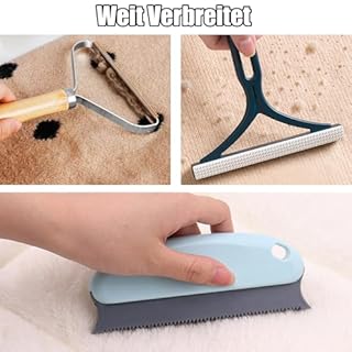 OWLMATE 5 Stück Fusselbürste, Hundehaare Entfernen, Tierhaarentferner Bürste, Fusselentferner für Sweater Woven Coat, Teppich, Strick, Tierhaar, Grün