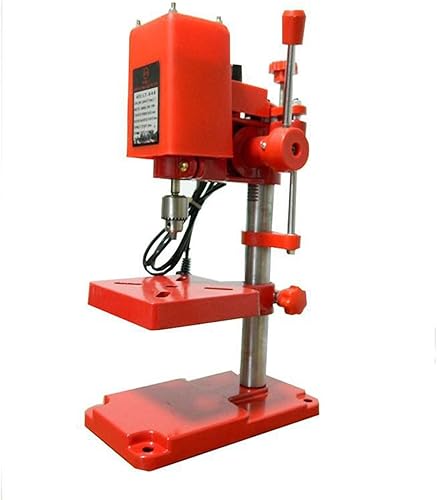 Banco de prensa de taladro, 110 V 120 W, mini máquina de prensa de taladro portátil de velocidad continua, alta precisión, herramienta de prensa de