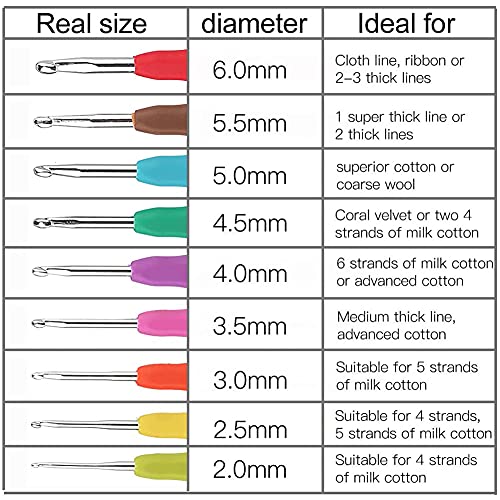 Image of Mayboos 72 Pcs Crochet Hooks Set, Crochet Hooks Kit