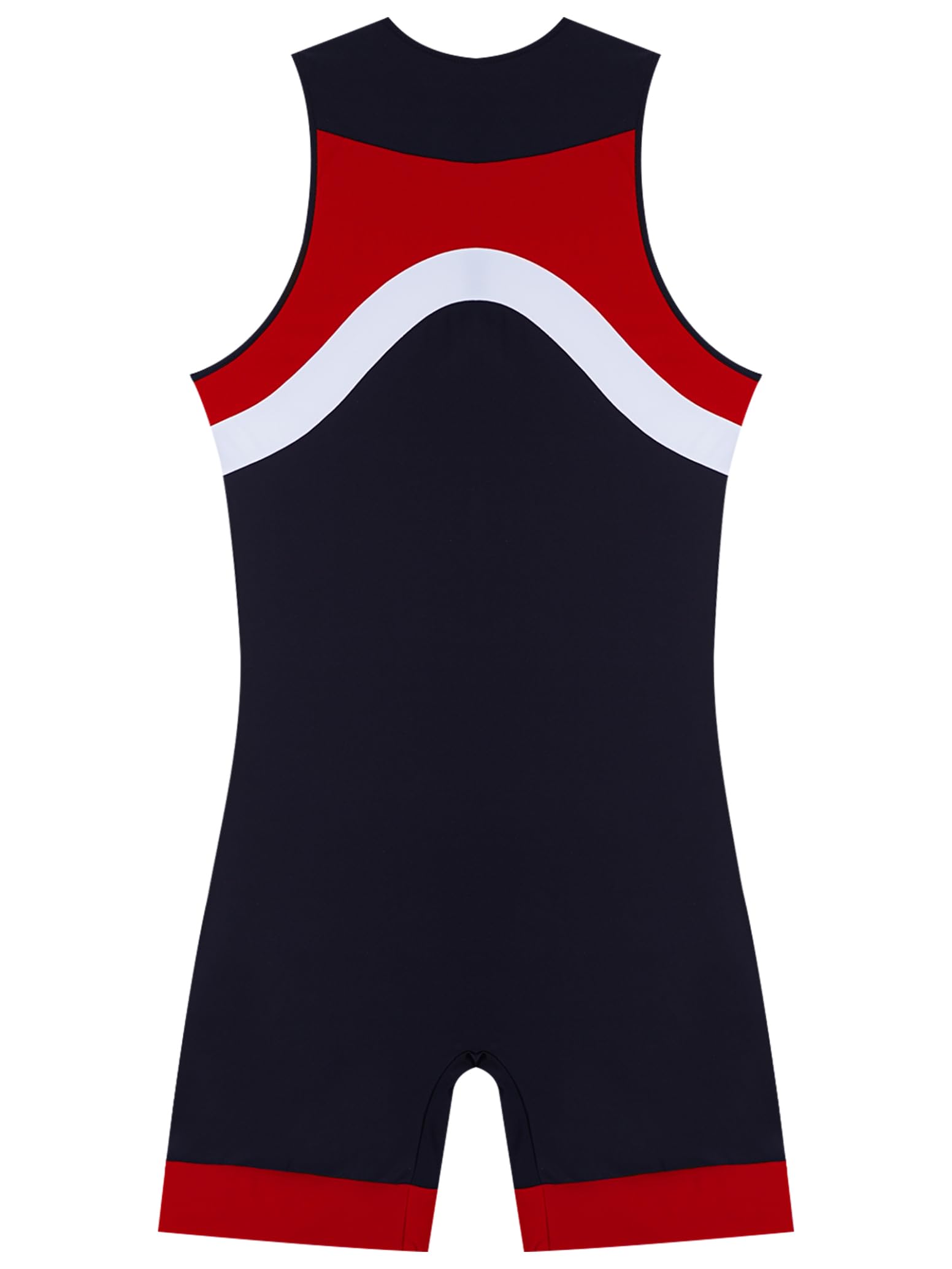 inlzdz Maillot De Bain Une Pièce Homme Séchage Rapide Combinaison De Bain sans Manches Zip Vêtement Plage Combinaison Surf Rash Guard Wetsuit