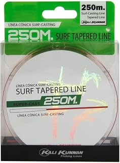 Kali Kunnan Surf Tapered Leader, 250m 0,20–0,57mm
