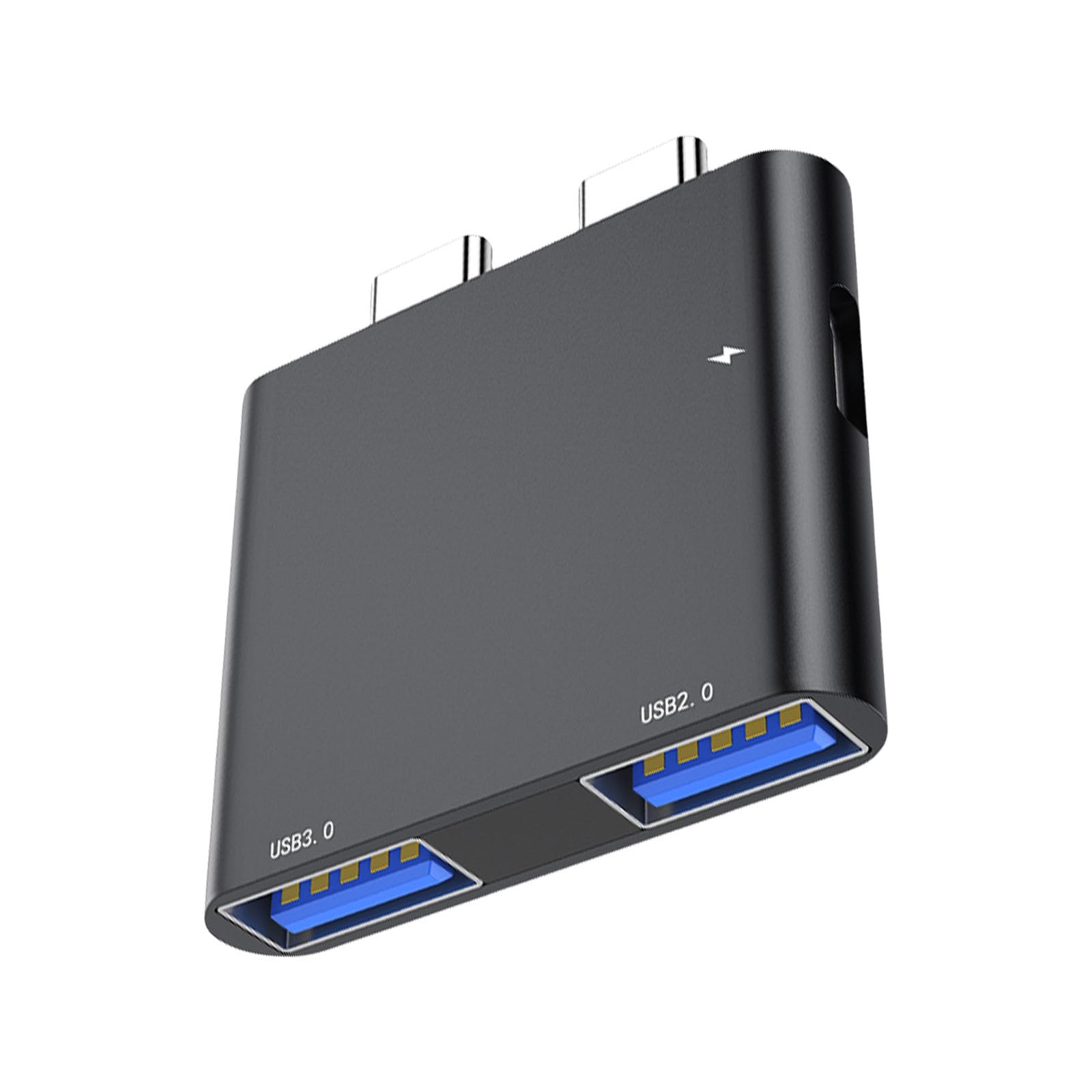 High Speed USB C Laptop Docking Station Notebook Multiports Adapter Converter Expansion Hubs for Entertainment Plugs and Play Black