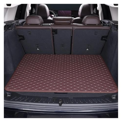 Tapis coffre voiture universel imperméable doublure arrière durable protection auto café