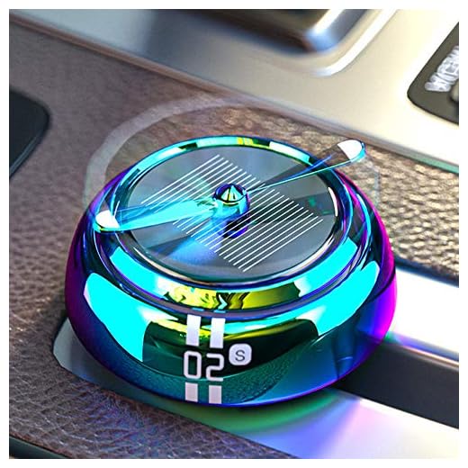 QBUC Car Air Freshener Solar Energy Rotating Cologne Car Aromatherapy Diffuser Interior Decoration Accessories Diffuser for Car
