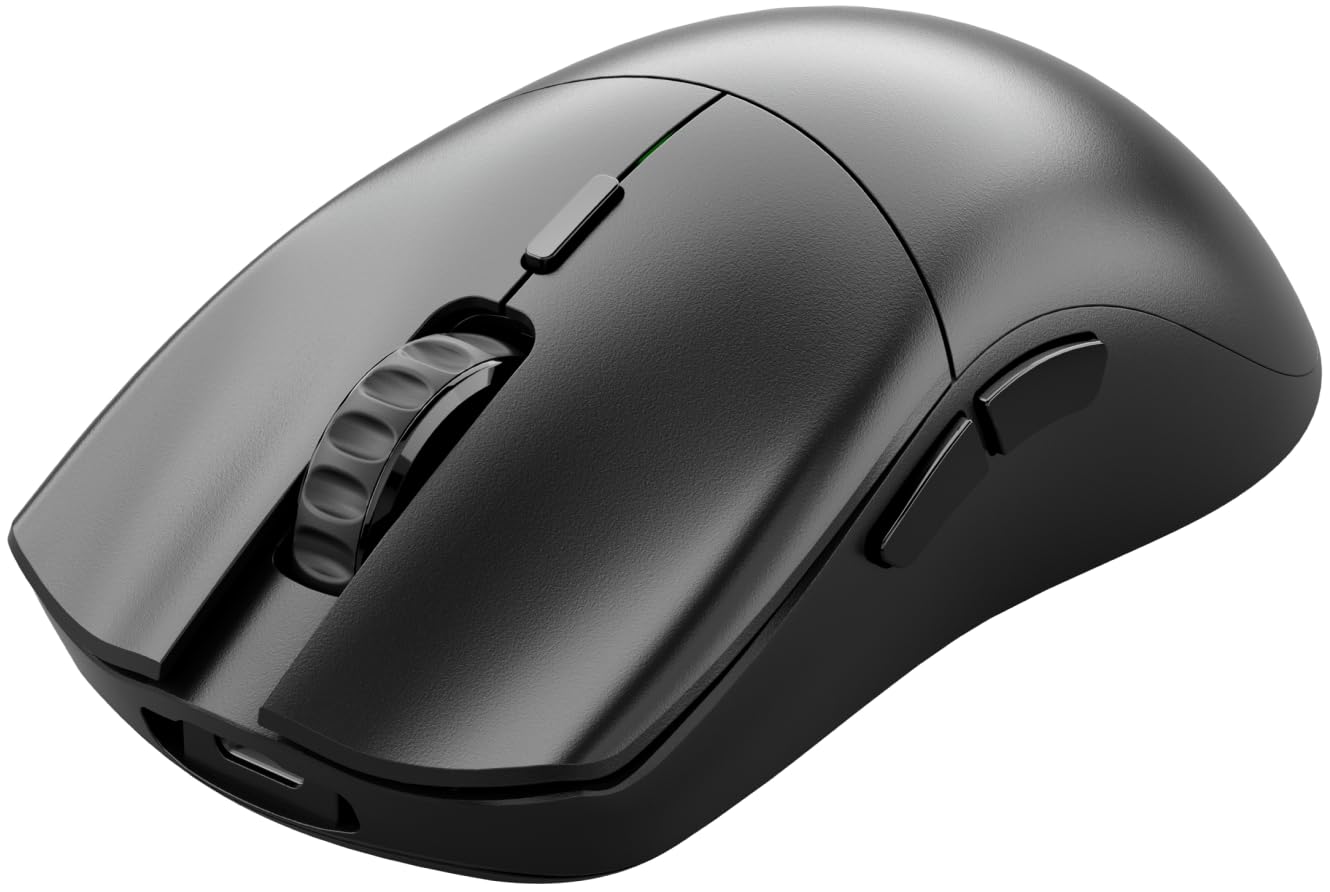 GLORIOUS Gaming Series 2 PRO mysz gamingowa - 55g. częst. odpyt. 8K, czujnik 26K, optyczne przełączniki, mysz e-sportowa dla PC, Ster. palcami/dłonią - Czarna - 2.4 GHz Wireless