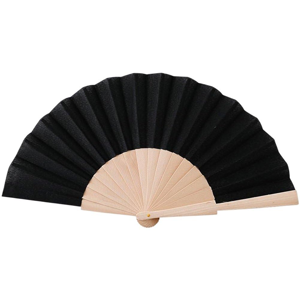 Portable Folding Hand Fan, Spanish Style Handheld Prop for Dancing Cosplay Wedding Party Decoration
