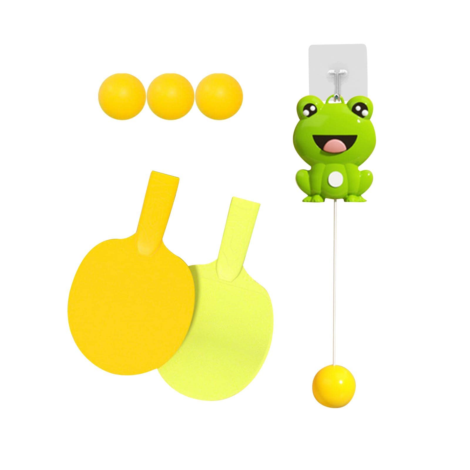 Enakshi Portable Indoor Hanging Table Tennis with Balls Interaction Birthday Frog Three Ball (Paddles) (B0C28DXCPH) Amazon Price History, Amazon Price Tracker