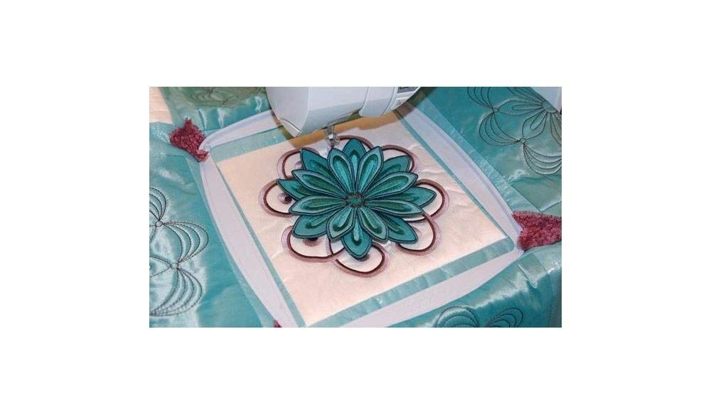 Husqvarna embroidery hoop  embroidery  origami