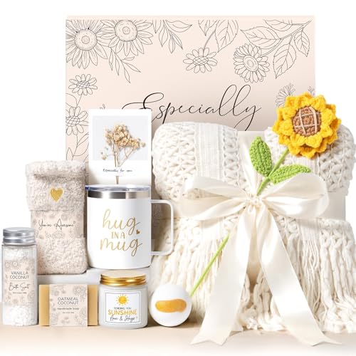 Birthday Gifts for Women Self Care Get Well Soon Gift Baskets, Sp...