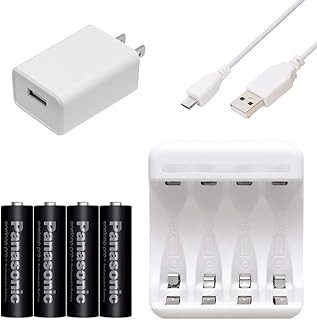 【Pool】4本用 USB 充電器 ＆ エネループプロ 単3×4本 セット eneloopプロ 単三電池 / (単3電池)