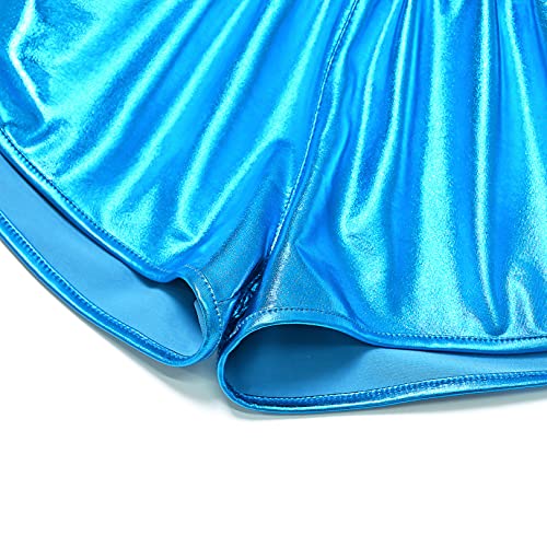 Image of Perfashion Girls Metallic Shorts Sparkly Shiny Hot Pants Gold /Silver /Pink Outfit