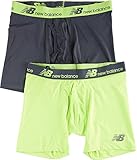 New Balance Mens Dry Fresh Boxer Brief 2-Pack