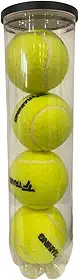 Tecnifibre Tubo de Bolas de Tênis Training New com 4 unidades