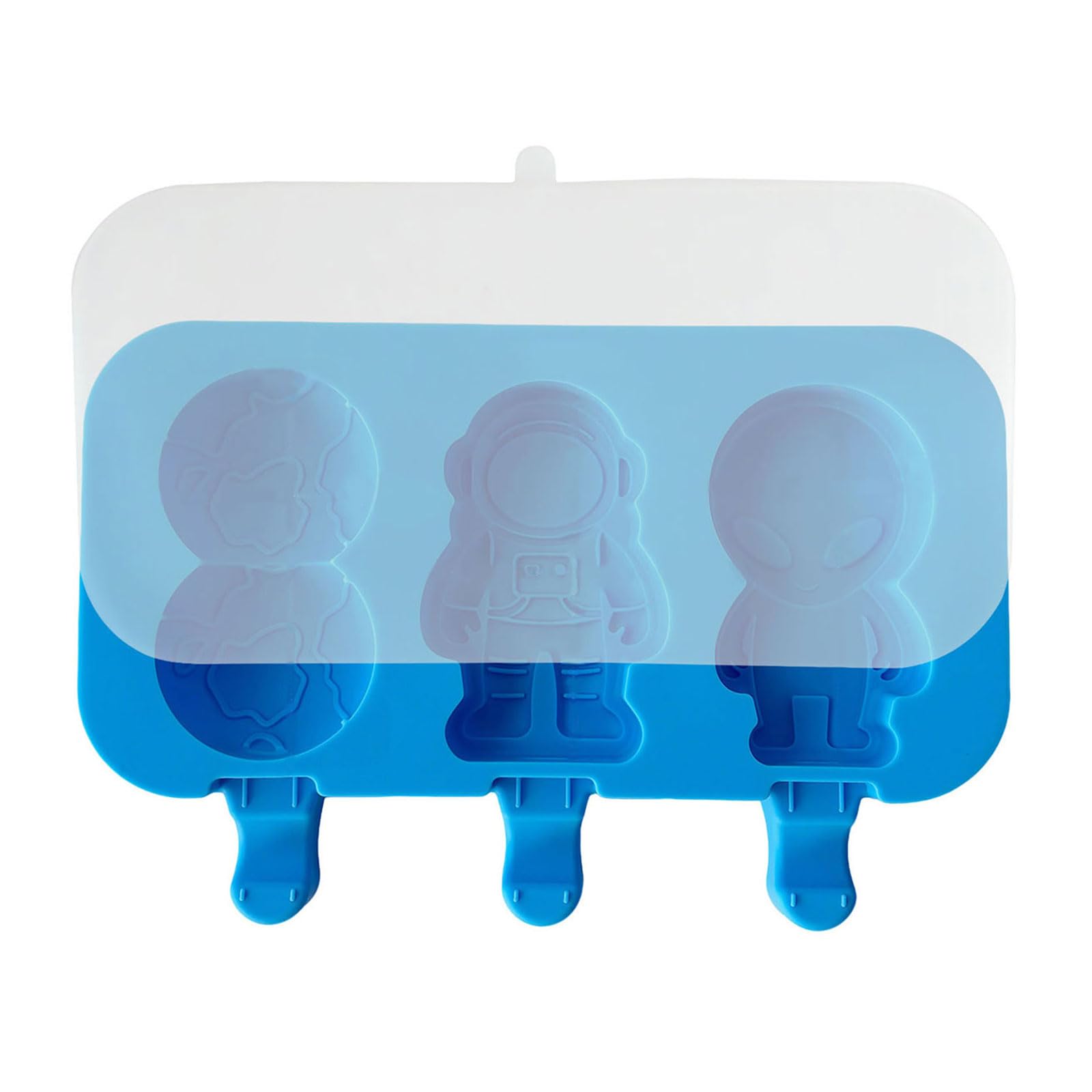Mekalero Silicone Ice Cream Molds Set Easy Release Design and Fun Shape Popsicles Maker Cheese Stick Dessert Mold Silicone Popsicles Mold