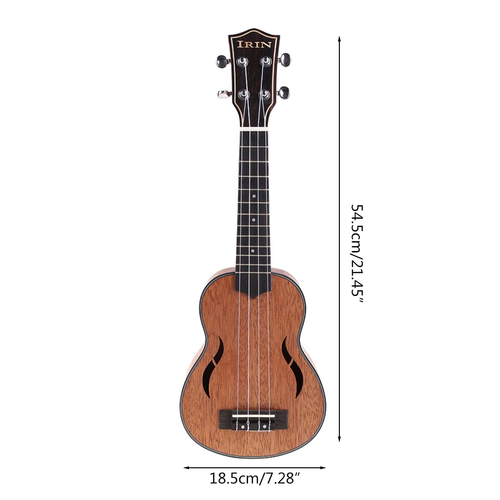 Hawaiianische Anfänger-Ukulelen für Kinder und Erwachsene, 4 Saiten, kleine Gitarre, professionelle akustische Ukulele, Nylonsaiten (53,3 cm) Kinder Musikinstrument