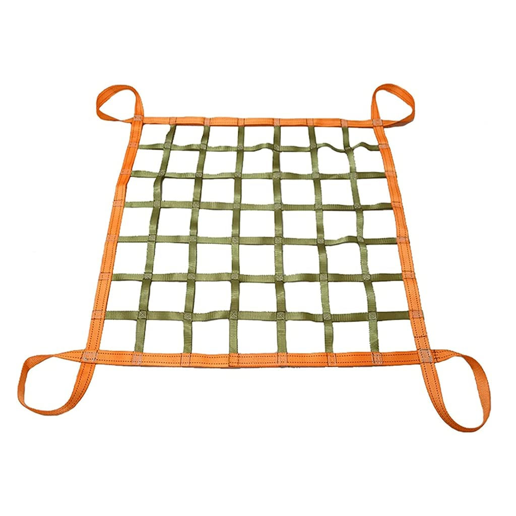 WQPMNYG Heavy Duty Cargo Lifting Net - Durable Elastic Sling for Hoisting and Transporting Cargo - 4m Length, 2.5t Capacity