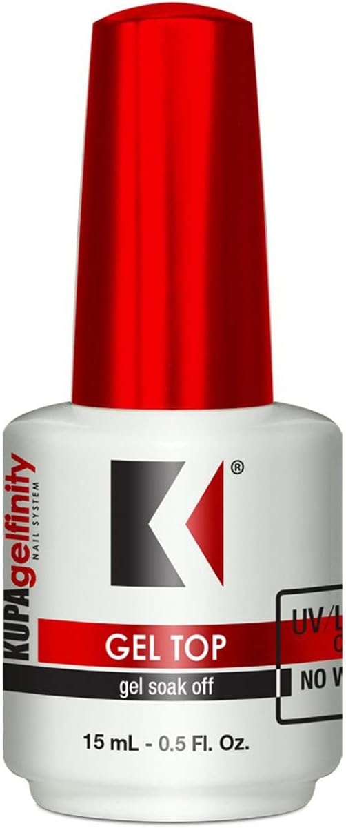GelFinity - Soak Off Gel - Topcoat Gloss (No-Wipe) - 0.5oz/15mL