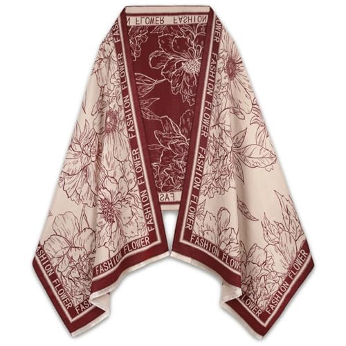 Relang Pashmina Silk Shawl for Women – Ancora Red