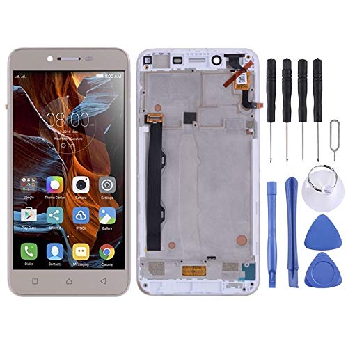Ranjinspare Pantalla LCD y digitalizador Asamblea con Marco Completo for Lenovo Vibe K5 Plus A6020A46 A6020l36 A6020l37 (Color : Gold)