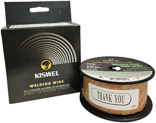 Miniatura 1 de (Procesado en Estados Unidos) E-71TGS K-NGS 0.030 pulgadas. Dia 2lb. Alambre de soldadura de alambre de núcleo sin gas