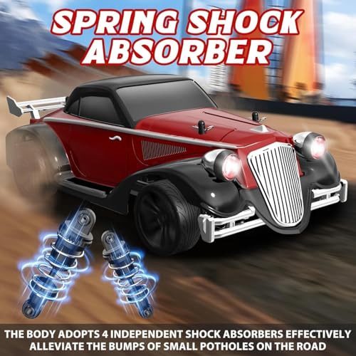 Image of Remote Control Excavator Toy for 6-12 Yr Boys, Best Birthday Gifts for Kids 7 8 9 10 11 Year Old, Rc Construction Toys with Metal Shovel (38KM /H High-Speed 4WD (SYC-03 Red))