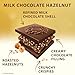 Ferrero Rocher Premium Milk Hazelnut chocolate squares, Individually Wrapped Chocolates, Great for Sharing or Gifting, 3.7 oz